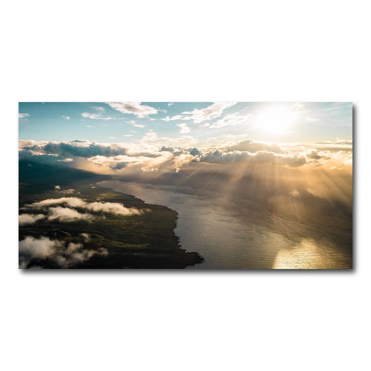 AUTO-MOCKUP WHITE | Maui From Above | 1 Piece | Gallery Wrap Canvas | group=2x1