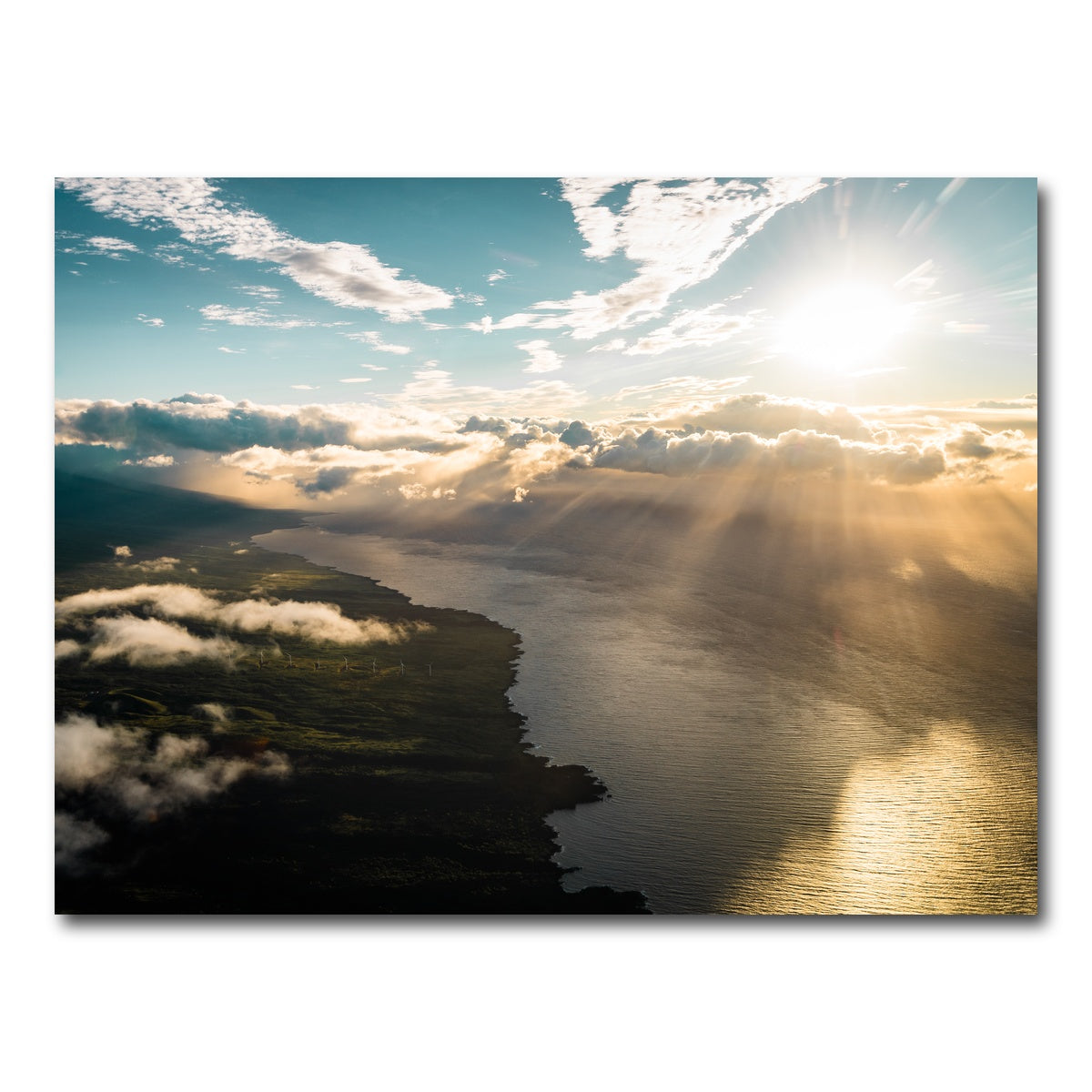 AUTO-MOCKUP WHITE | Maui From Above | 1 Piece | Gallery Wrap Canvas | group=4x3