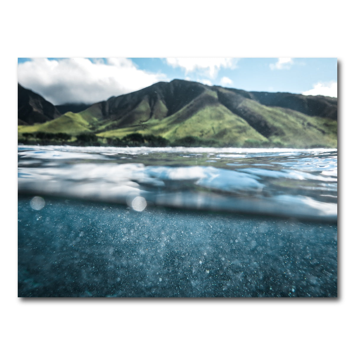 AUTO-MOCKUP WHITE | Maui Land and Sea | 1 Piece | Gallery Wrap Canvas | group=4x3