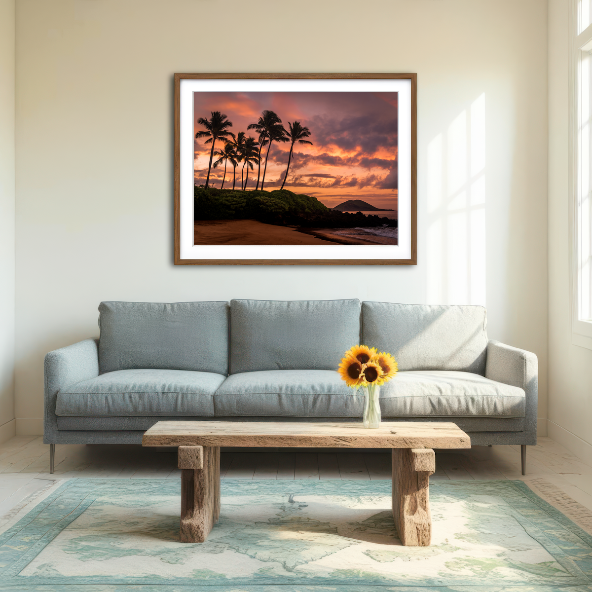AUTO-MOCKUP ROOM | Maui Morning Wall Art