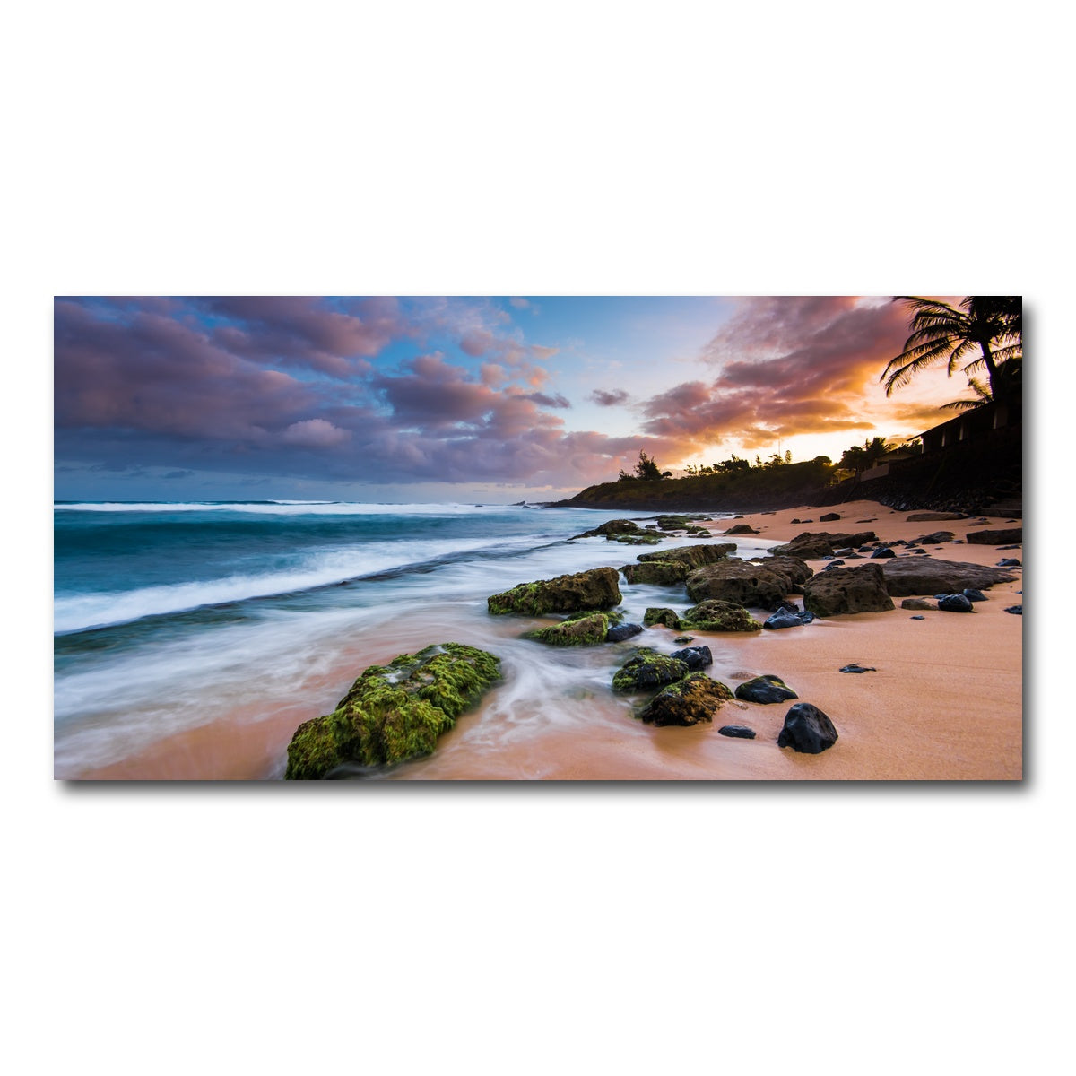 AUTO-MOCKUP WHITE | Maui Sunrise | 1 Piece | Gallery Wrap Canvas | group=2x1