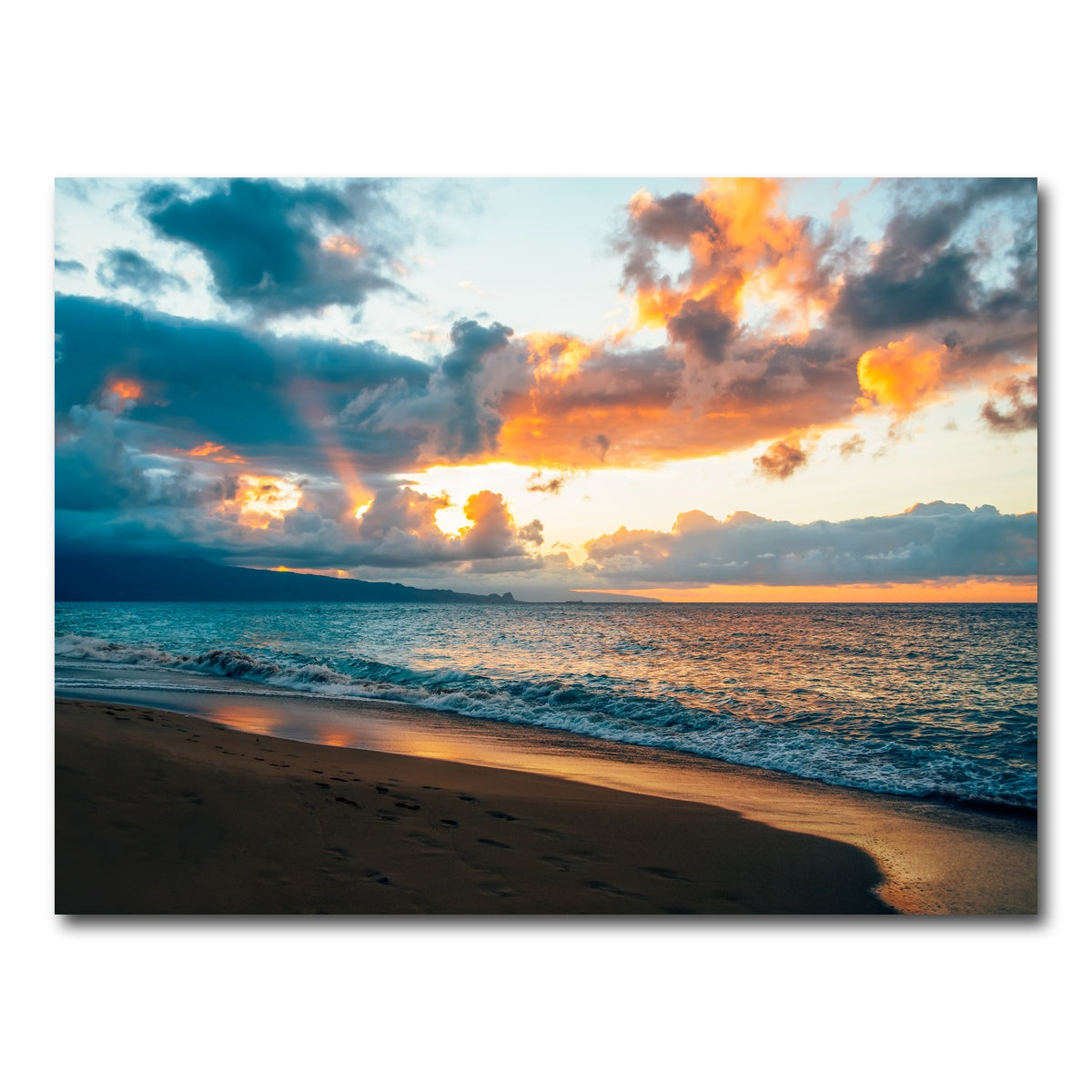 AUTO-MOCKUP WHITE | Maui Sunset | 1 Piece | Gallery Wrap Canvas | group=4x3