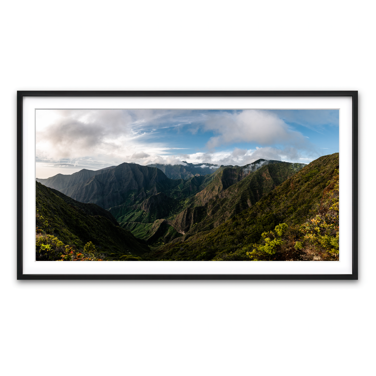 Framed Print 2x1 Black