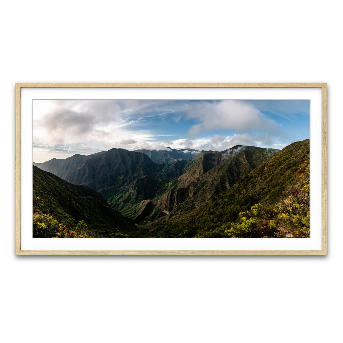 Framed Print 2x1 Natural