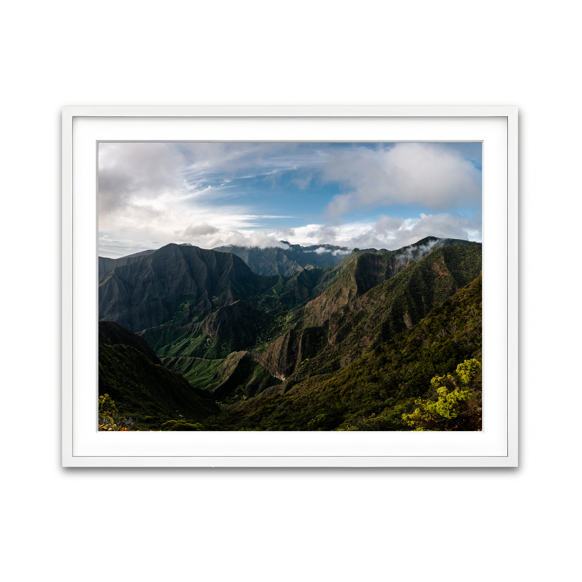 Framed Print 4x3 White