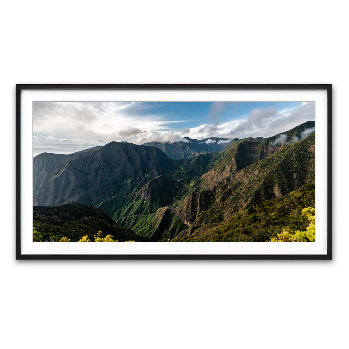 Framed Print 2x1 Black