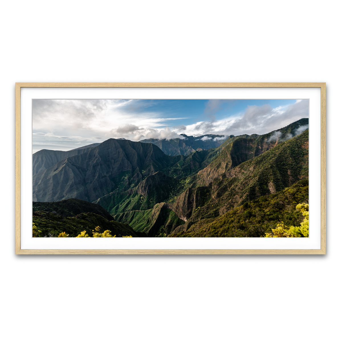 Framed Print 2x1 Natural