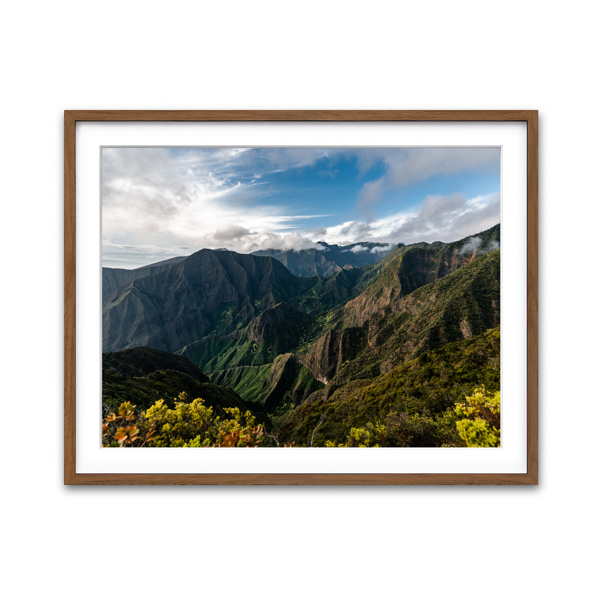 Framed Print 4x3 Walnut