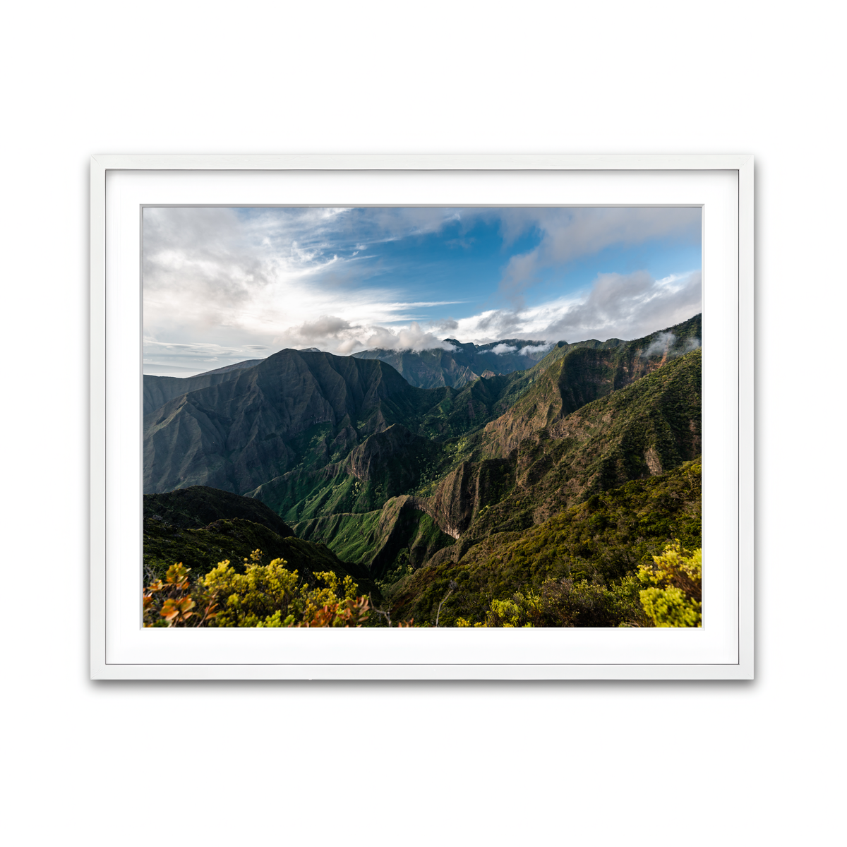 Framed Print 4x3 White