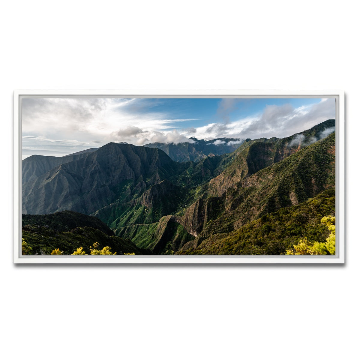 AUTO-MOCKUP WHITE | Maui Valley | 1 Piece | White Framed Canvas | group=2x1