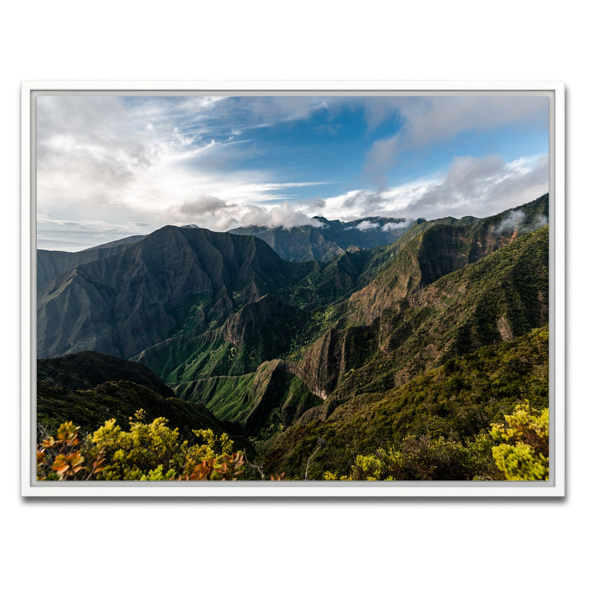 AUTO-MOCKUP WHITE | Maui Valley | 1 Piece | White Framed Canvas | group=4x3