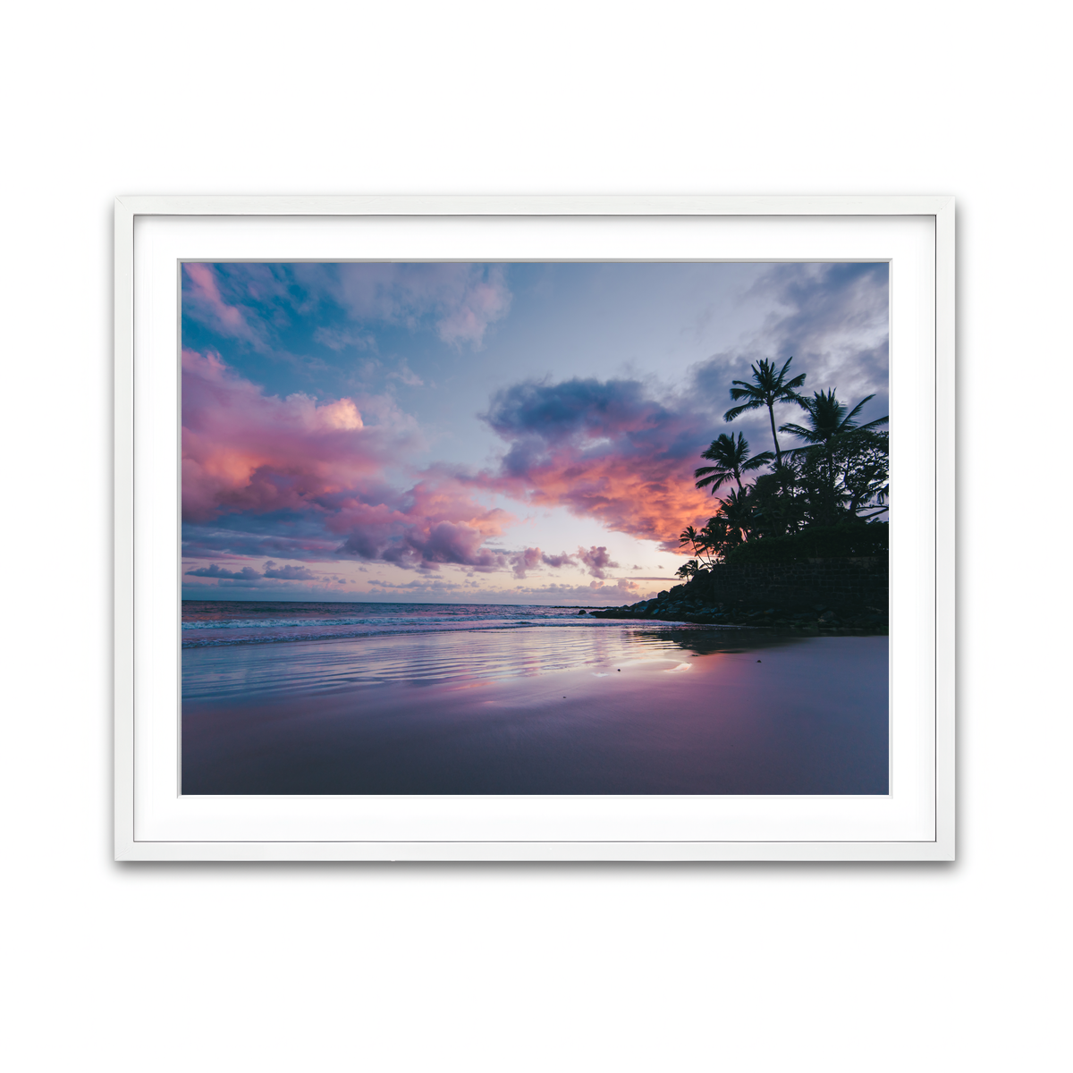 Framed Print 4x3 White