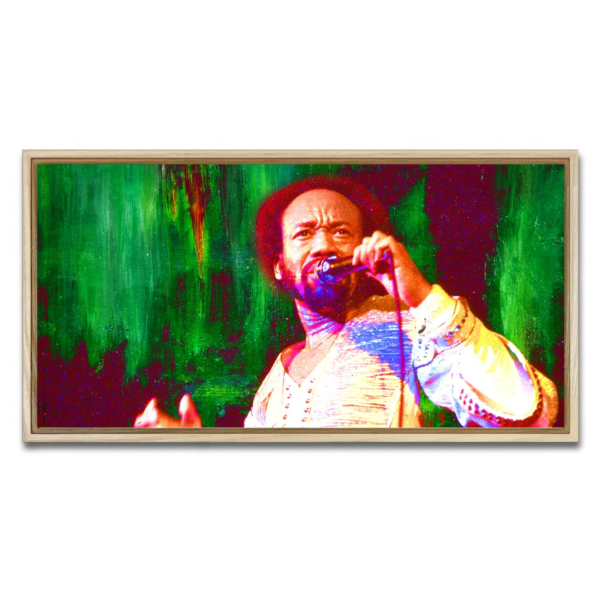 AUTO-MOCKUP WHITE | Maurice White | 1 Piece | Natural Framed Canvas | group=2x1