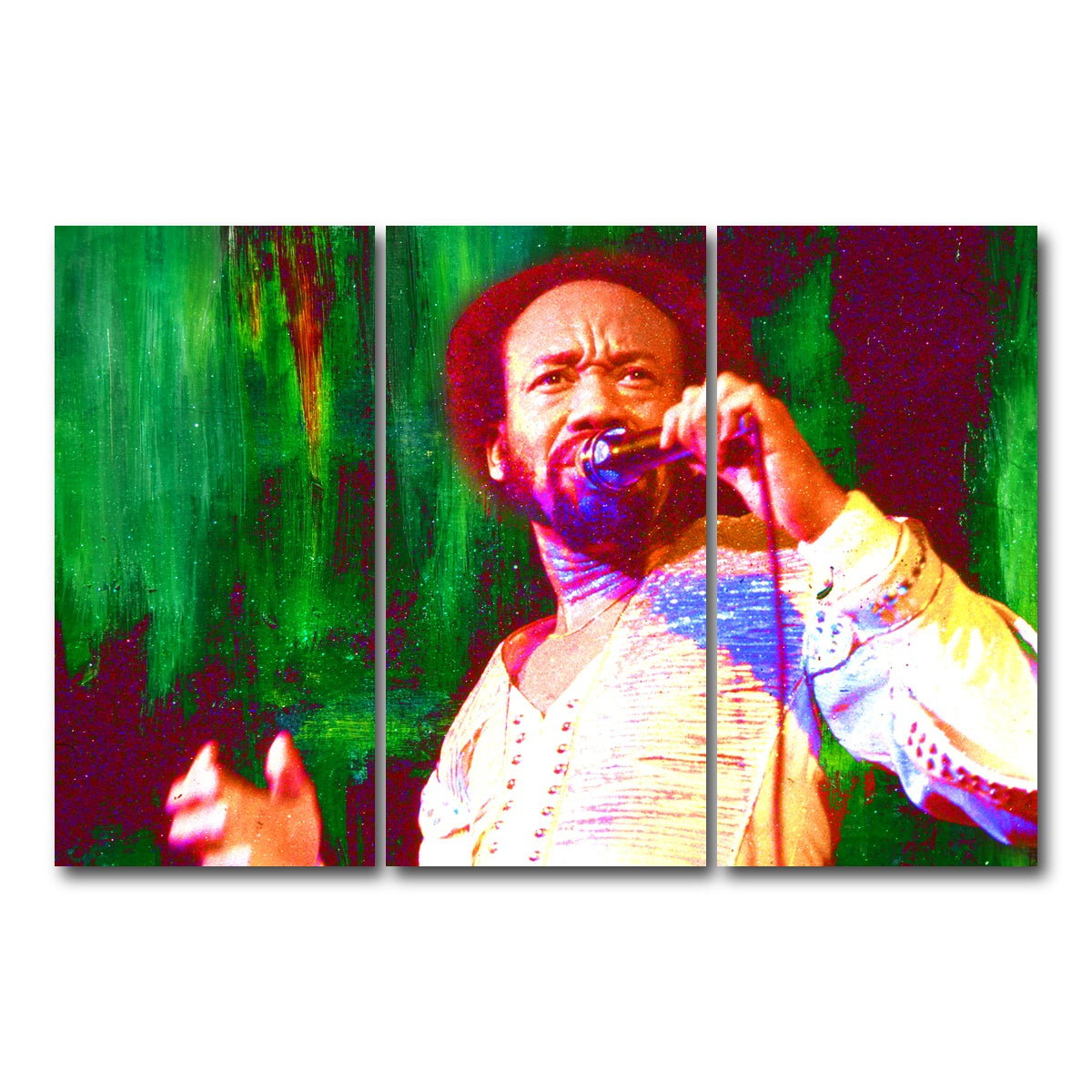 AUTO-MOCKUP WHITE | Maurice White | 3 Piece | Gallery Wrap Canvas | group=12x24