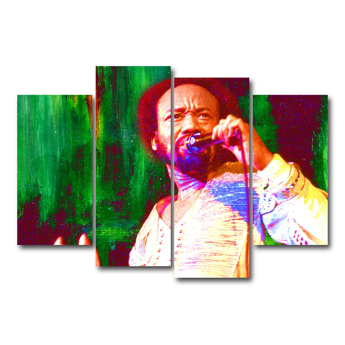 AUTO-MOCKUP WHITE | Maurice White | 4 Piece | Gallery Wrap Canvas | group=4_short