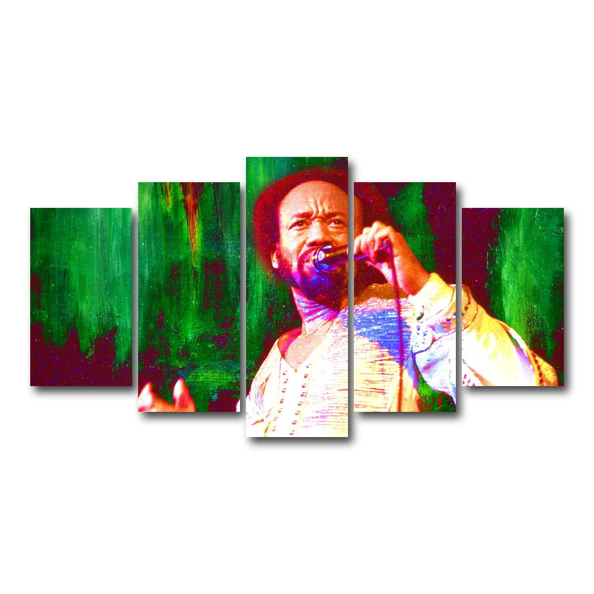 AUTO-MOCKUP WHITE | Maurice White | 5 Piece | Gallery Wrap Canvas | group=5_normal