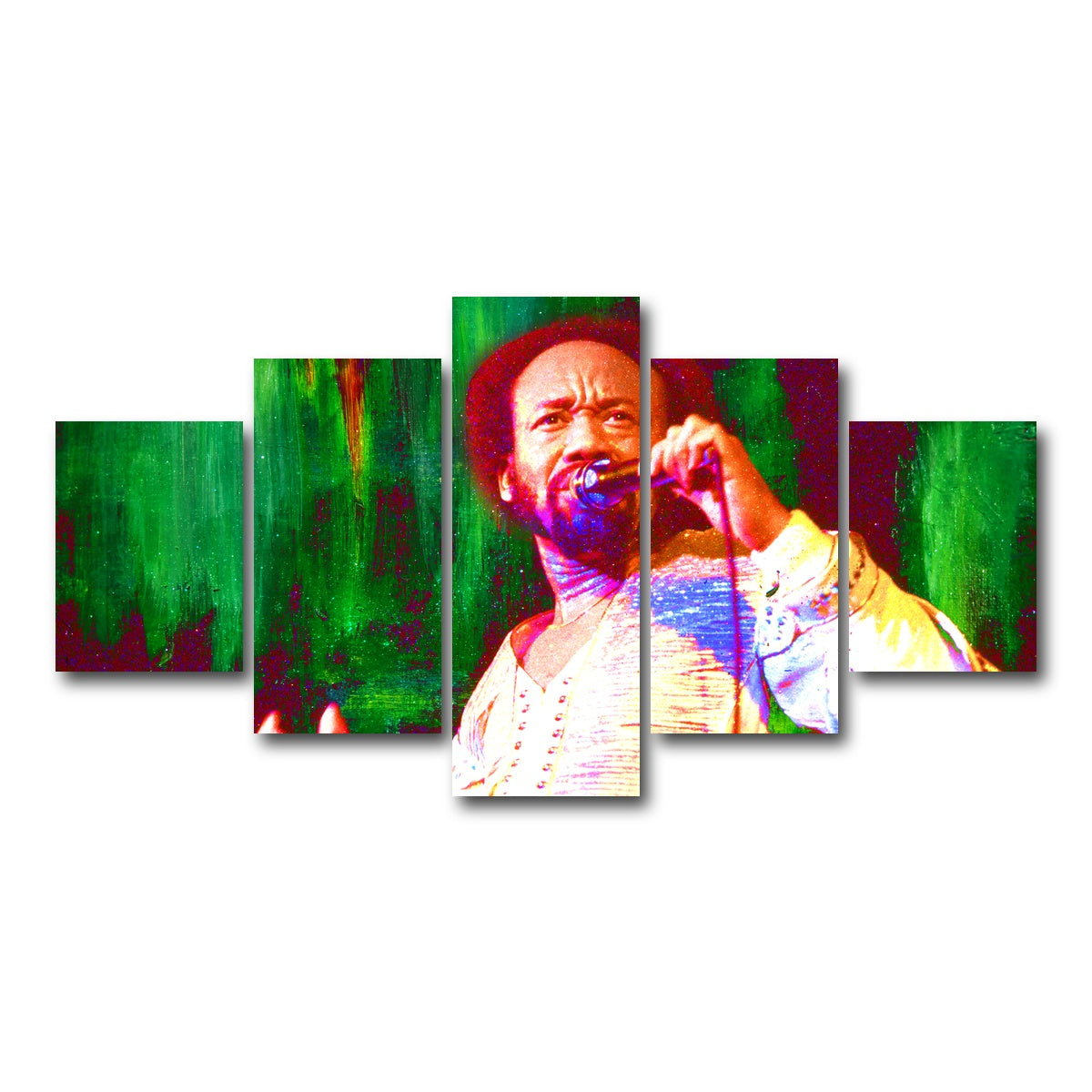 AUTO-MOCKUP WHITE | Maurice White | 5 Piece | Gallery Wrap Canvas | group=5_short
