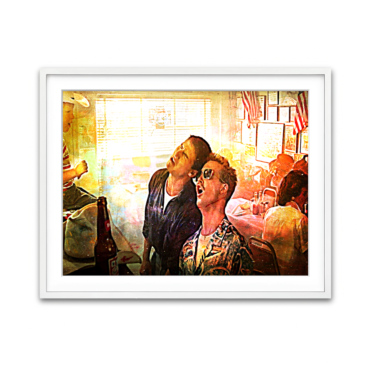 Framed Print 4x3 White