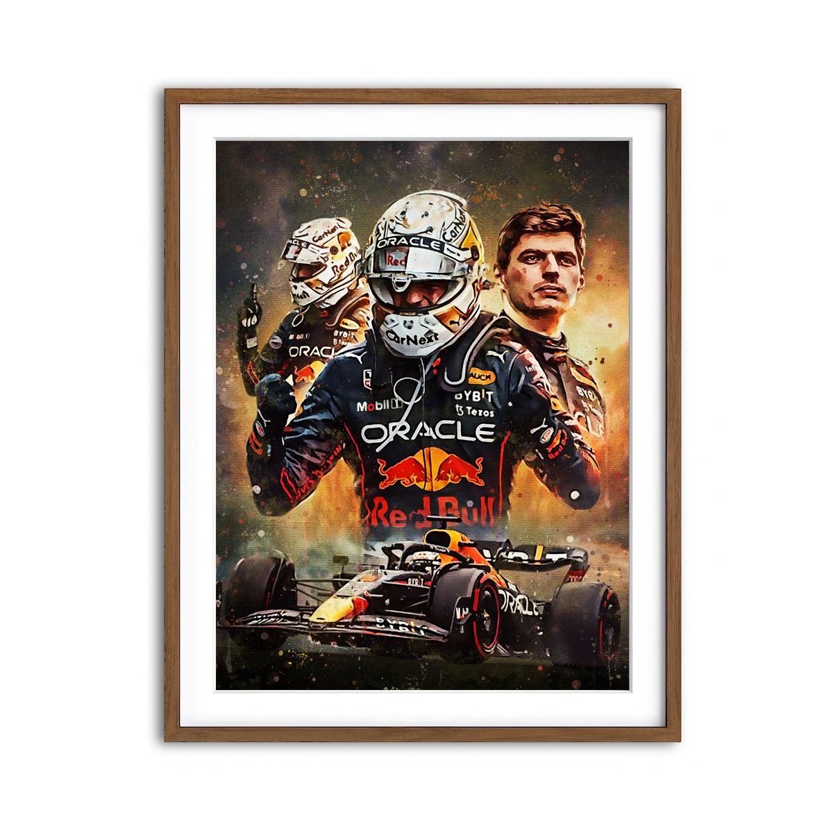 Framed Print 3x4 Walnut