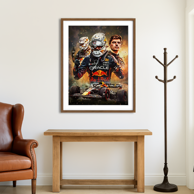AUTO-MOCKUP ROOM | Max Verstappen F1 Wall Art