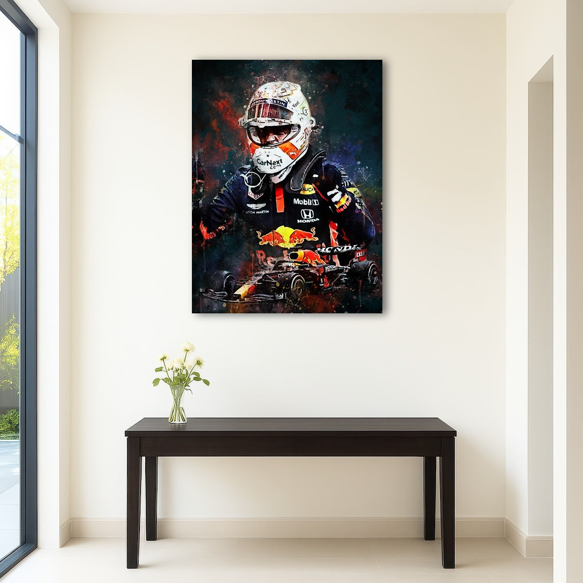 AUTO-MOCKUP ROOM | Max Verstappen Painting