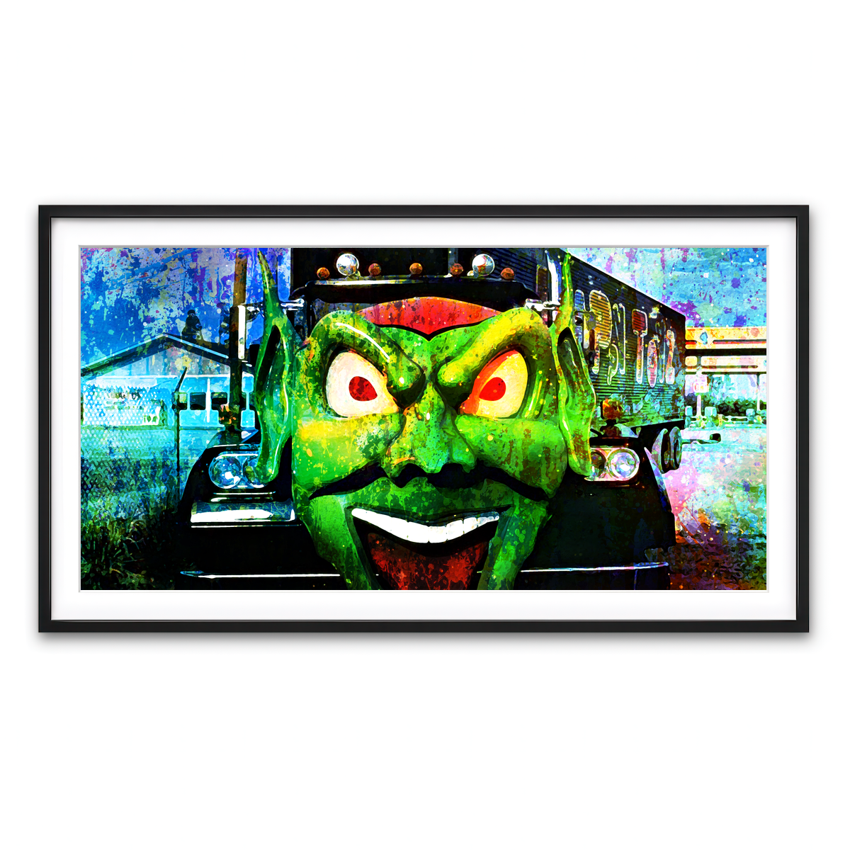 Framed Print 2x1 Black