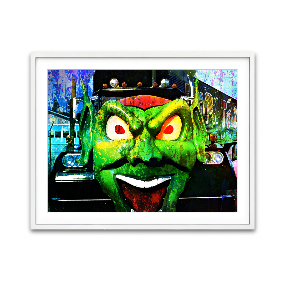 Framed Print 4x3 White