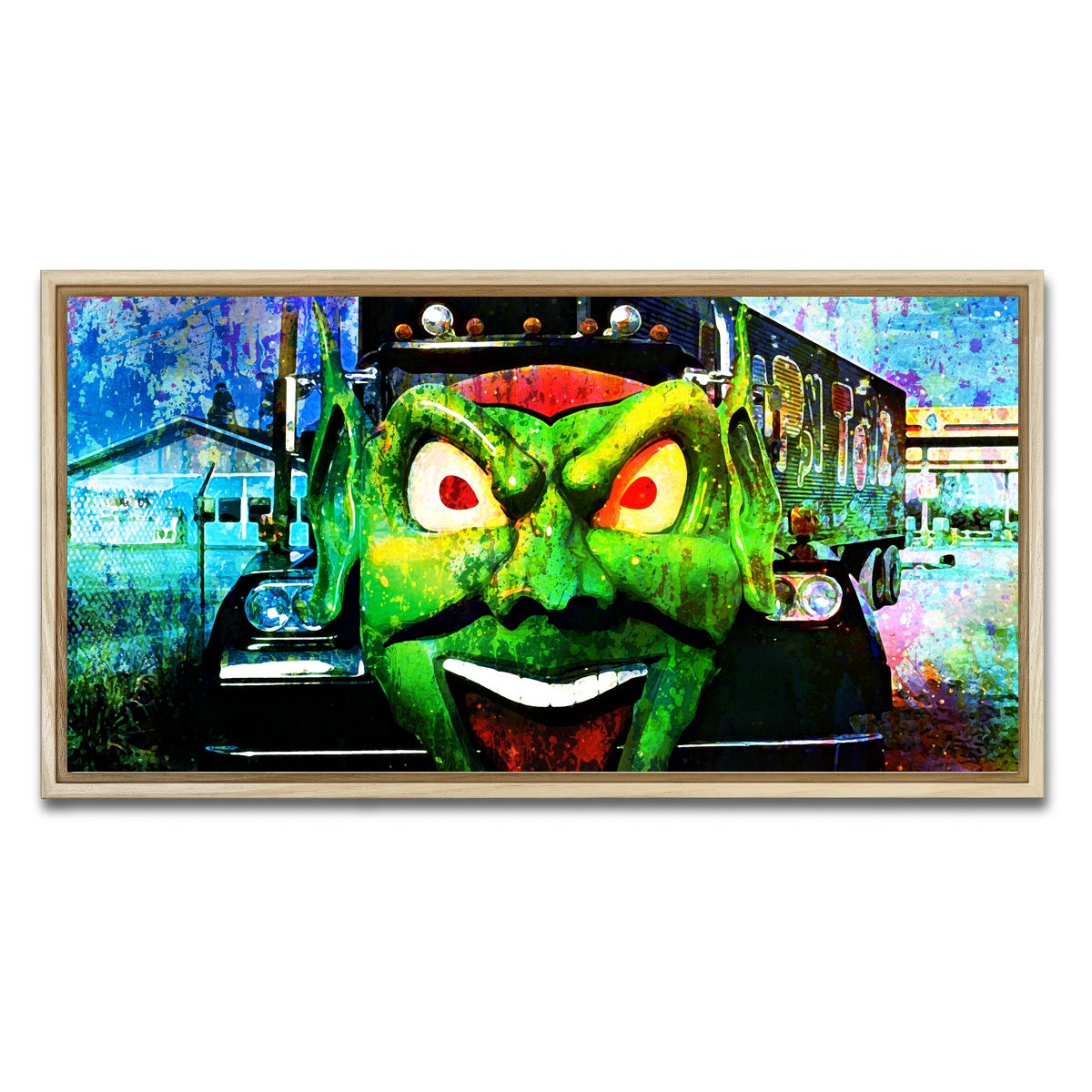 AUTO-MOCKUP WHITE | Maximum Overdrive | 1 Piece | Natural Framed Canvas | group=2x1