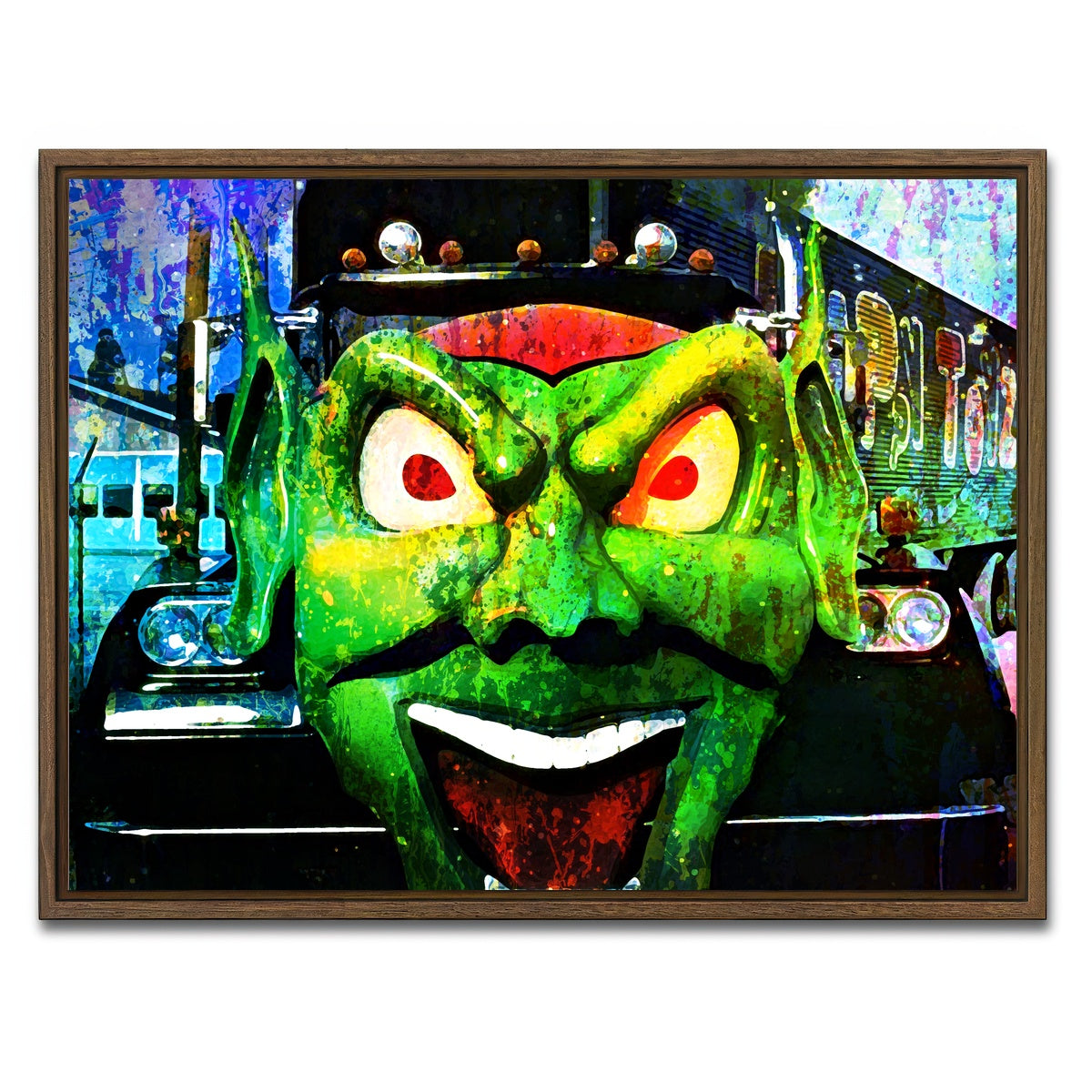 AUTO-MOCKUP WHITE | Maximum Overdrive | 1 Piece | Walnut Framed Canvas | group=4x3