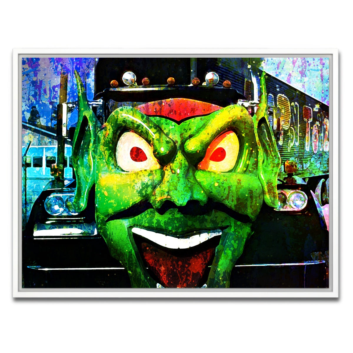 AUTO-MOCKUP WHITE | Maximum Overdrive | 1 Piece | White Framed Canvas | group=4x3