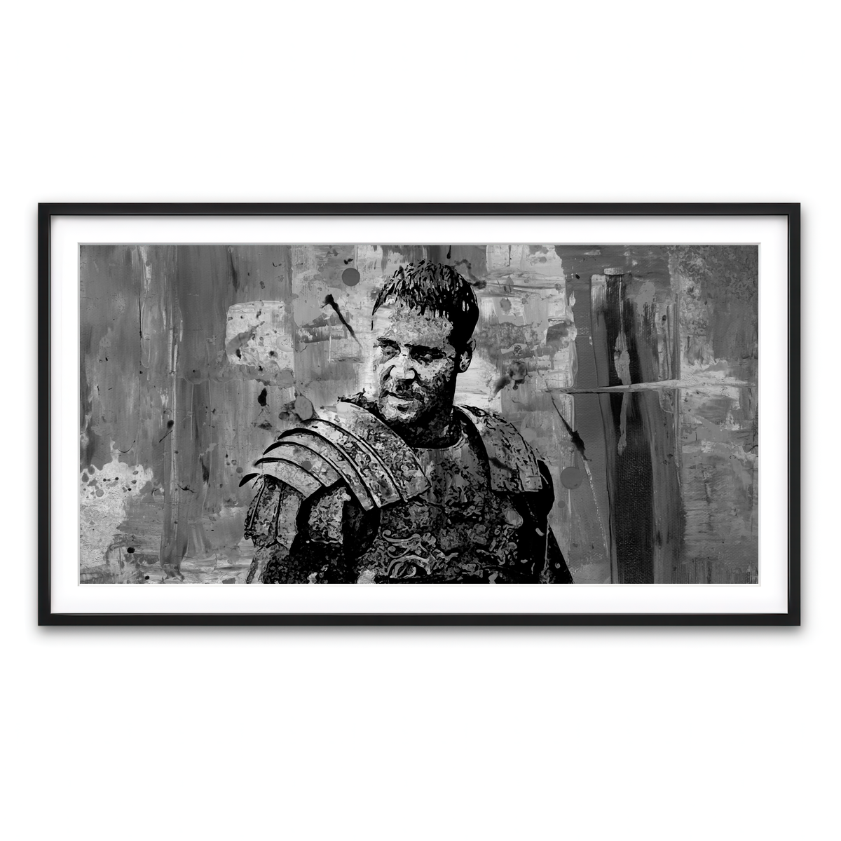 Framed Print 2x1 Black