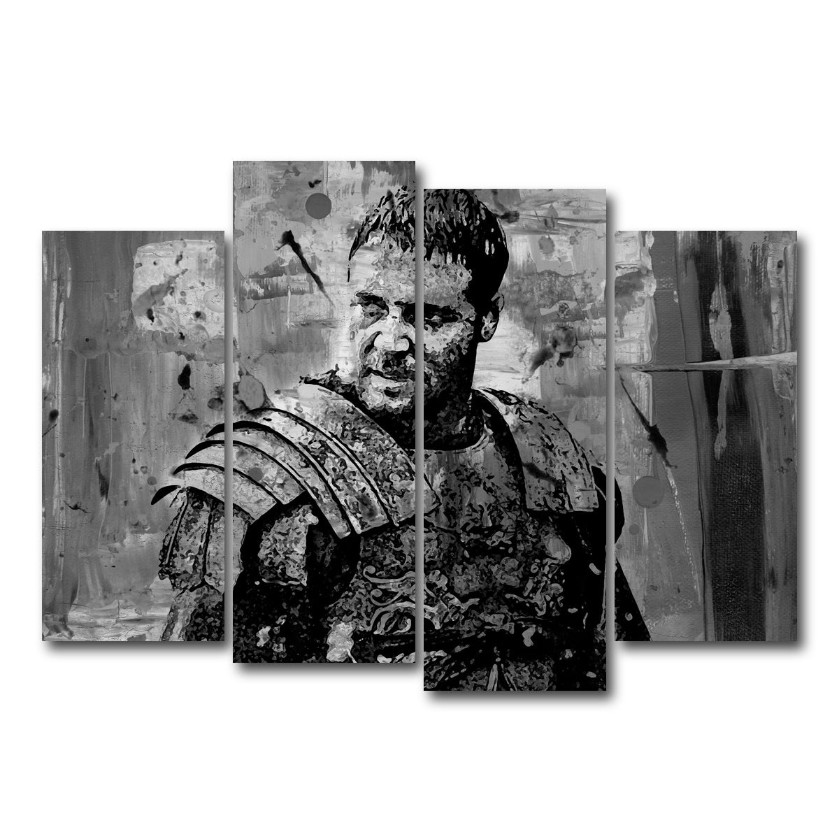 AUTO-MOCKUP WHITE | Maximus grayscale | 4 Piece | Gallery Wrap Canvas | group=4_normal