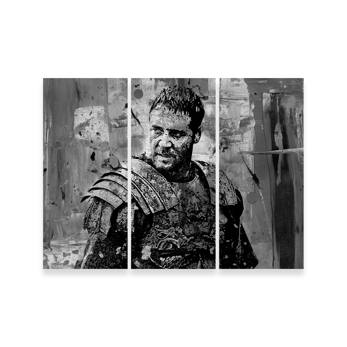 Maximus Grayscale Wall Art