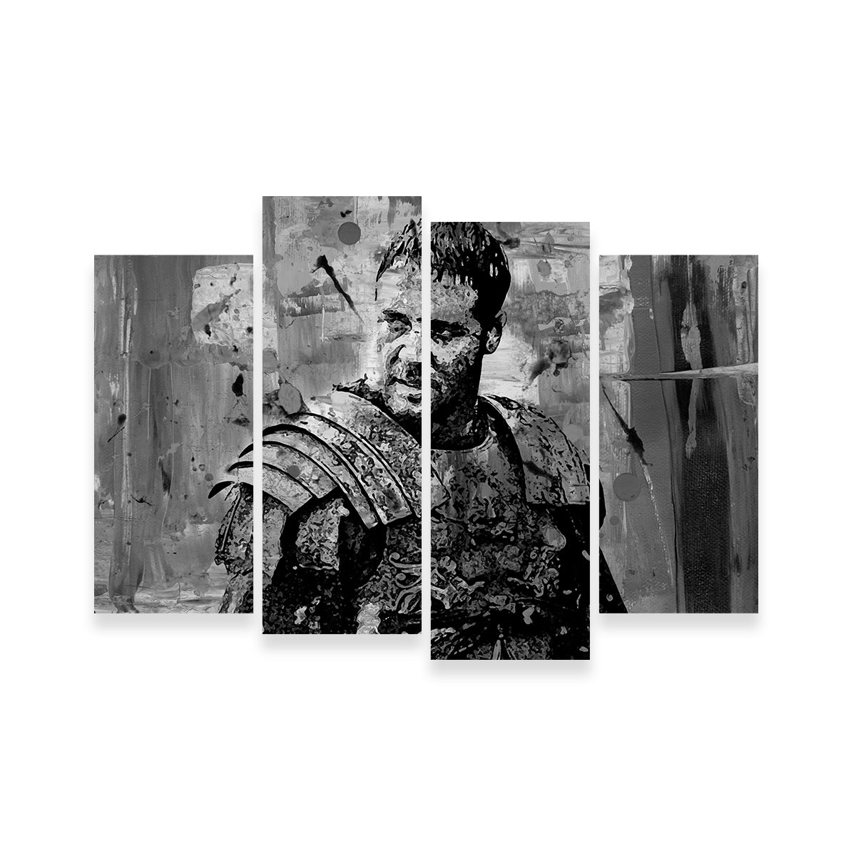 Maximus Grayscale Wall Art