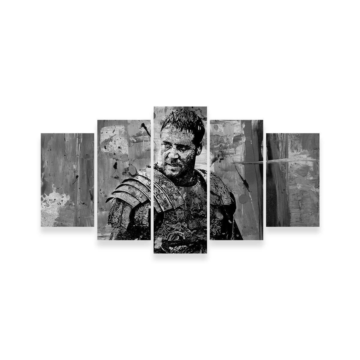 Maximus Grayscale Wall Art