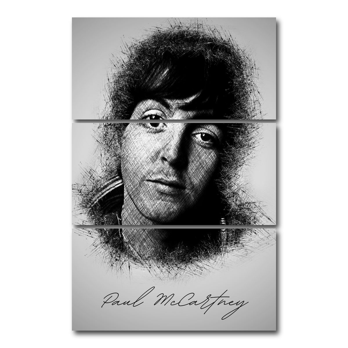 AUTO-MOCKUP WHITE | McCartney Sketch | 3 Piece | Gallery Wrap Canvas | group=12x24_stacked