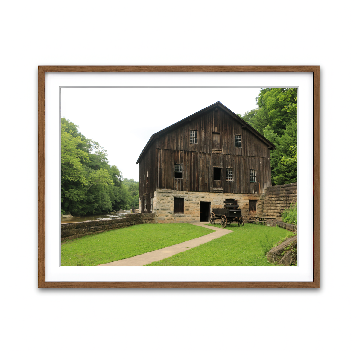 Framed Print 4x3 Walnut