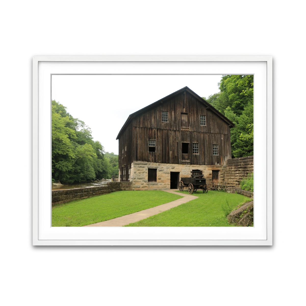 Framed Print 4x3 White