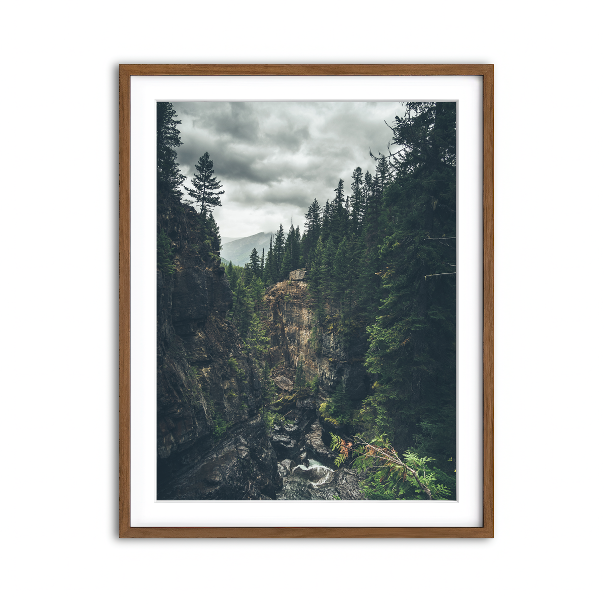 Framed Print 3x4 Walnut
