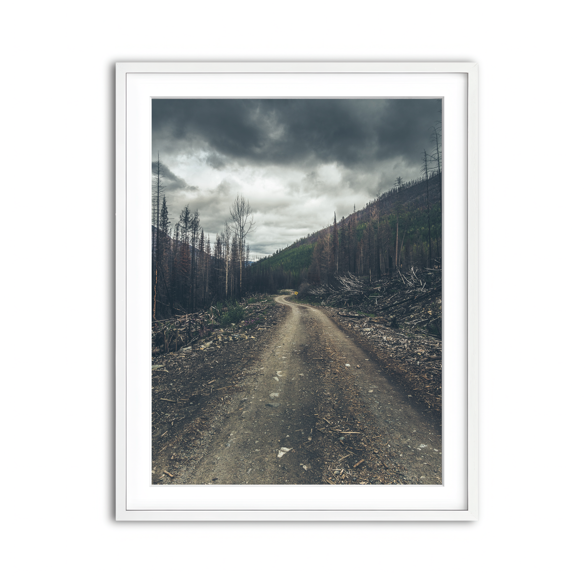 Framed Print 3x4 White