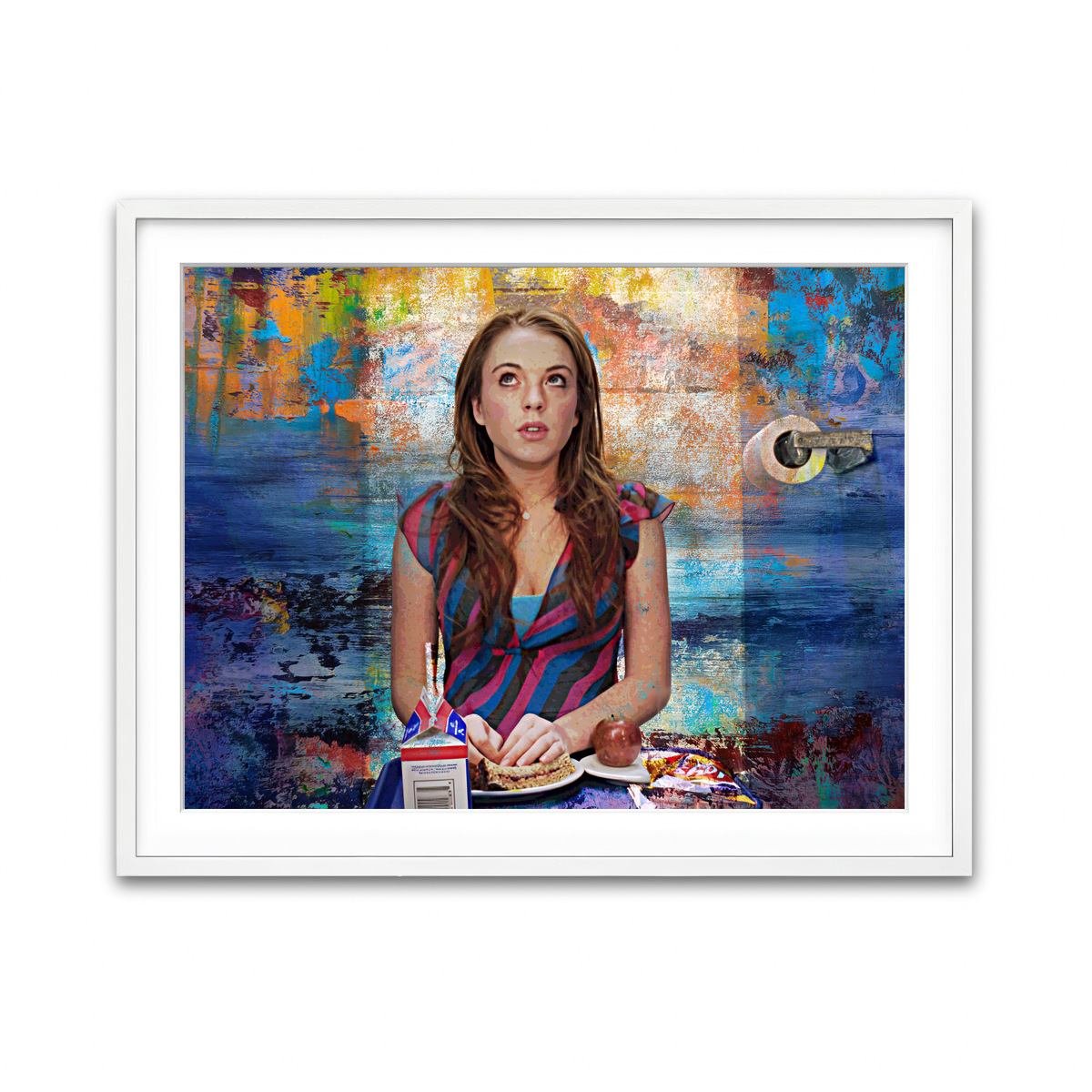 Framed Print 4x3 White