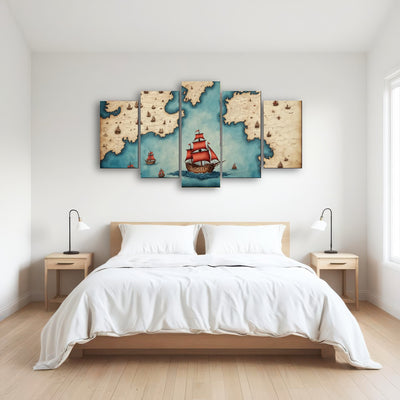 AUTO-MOCKUP ROOM | Medieval nautical map