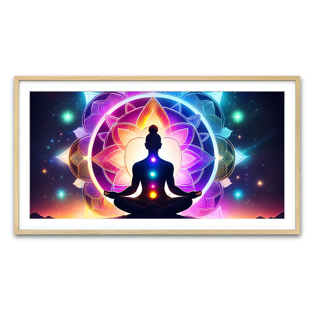 Framed Print 2x1 Natural