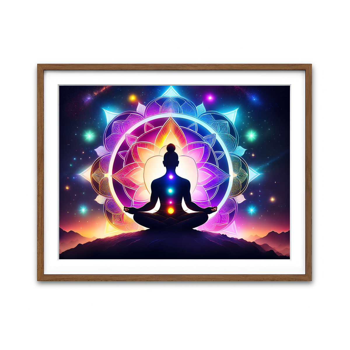 Framed Print 4x3 Walnut