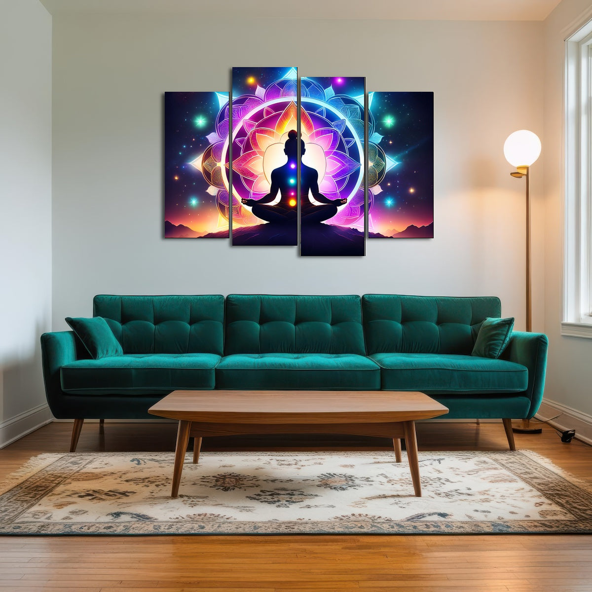 AUTO-MOCKUP ROOM | Meditating Chakras
