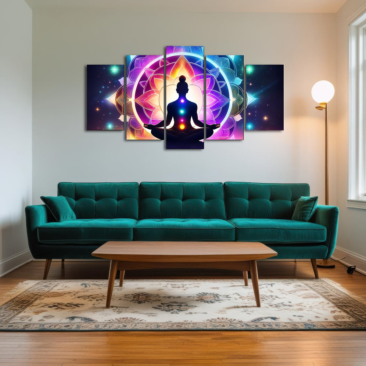 AUTO-MOCKUP ROOM | Meditating Chakras