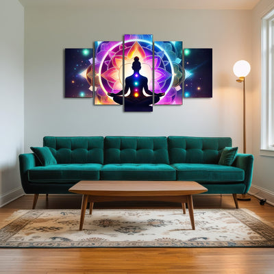 AUTO-MOCKUP ROOM | Meditating Chakras