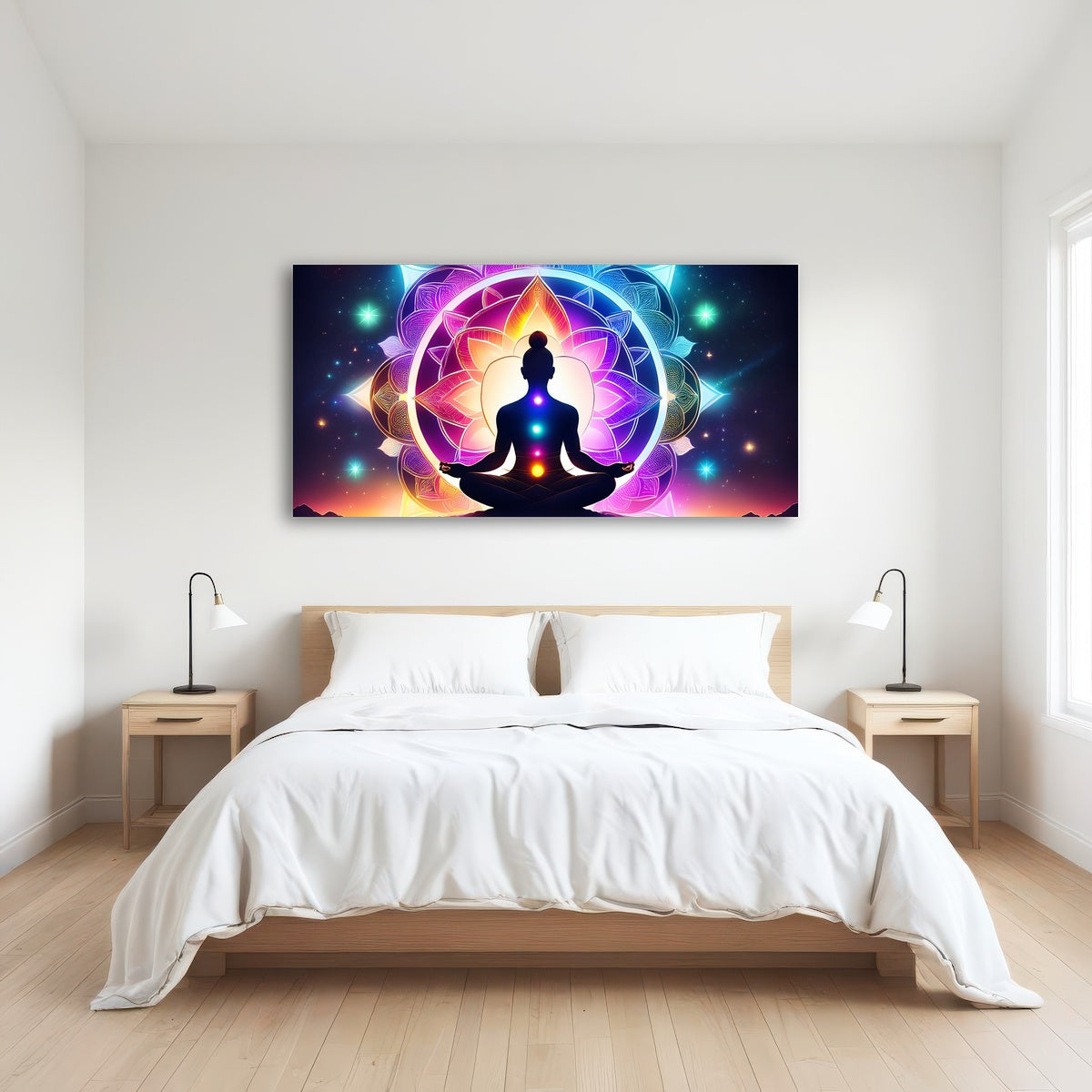 AUTO-MOCKUP ROOM | Meditating Chakras