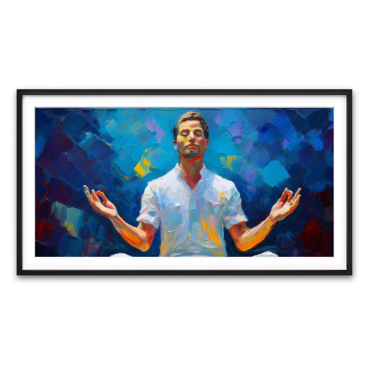 Framed Print 2x1 Black