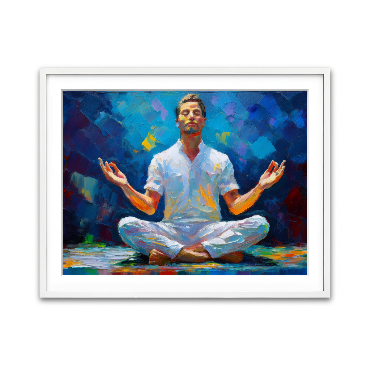 Framed Print 4x3 White